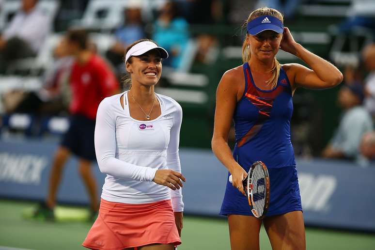 Suíça Martina Hingis venceu seu primeiro compromisso após seis anos afastada das quadras