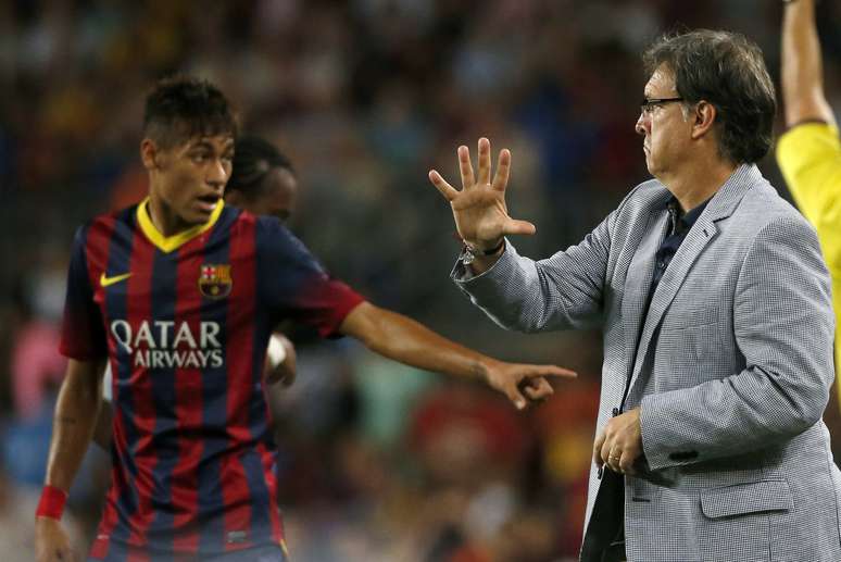 <p>Neymar participou de massacre do Barcelona contra o Santos</p>
