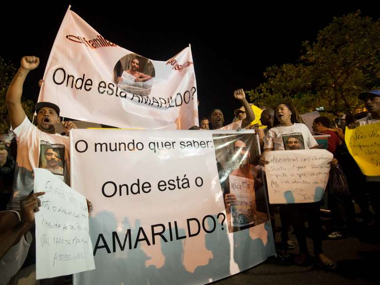 <p>O desaparecimento do pedreiro Amarildo gerou protestos no Pa&iacute;s</p>