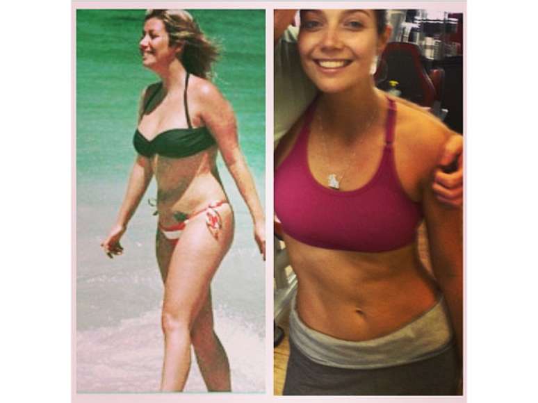 <p>Cantora mostrou antes e depois da dieta nas redes sociais</p>