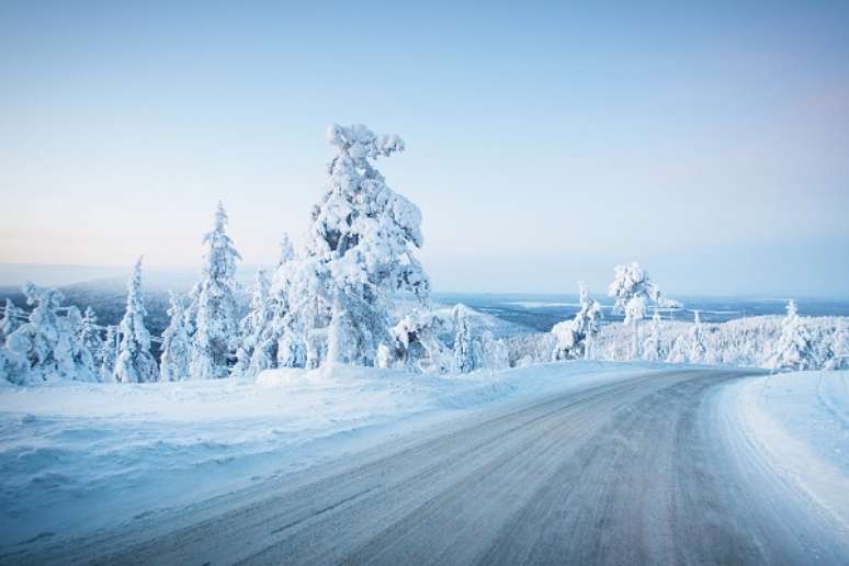 Com temperaturas que chegam a -40°C, a Finlândia tem no frio a sua maior atração