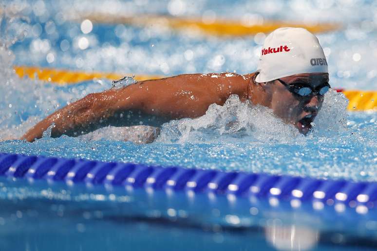 <p>Bronze nos 200 m quatro estilos, Thiago avan&ccedil;ou nos 100 m borboleta</p>