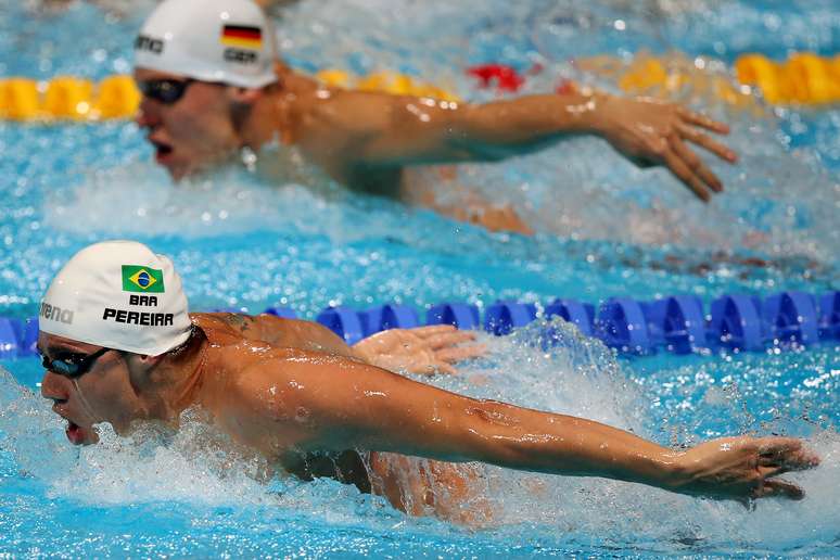 Thiago Pereira conseguiu se classificar após decidir de última hora nadar os 400 m medley