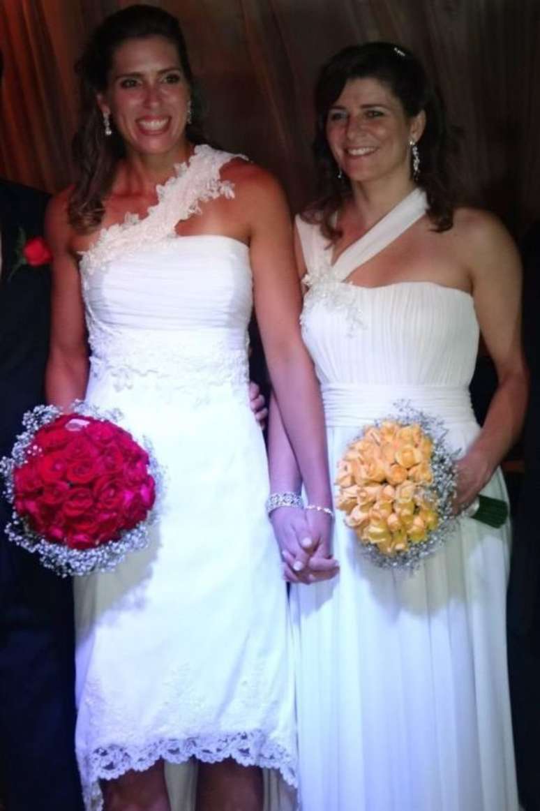 <p>Lili e Larissa se casaram em Fortaleza, no Ceará, neste último fim de semana</p>