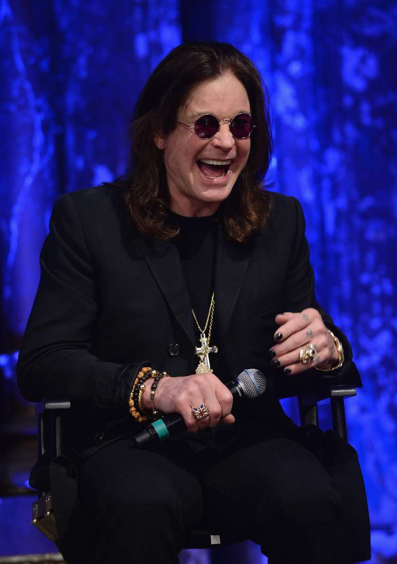 <p>Ozzy exibiu uma bandeira do Brasil e recebeu vaias na Argentina</p>