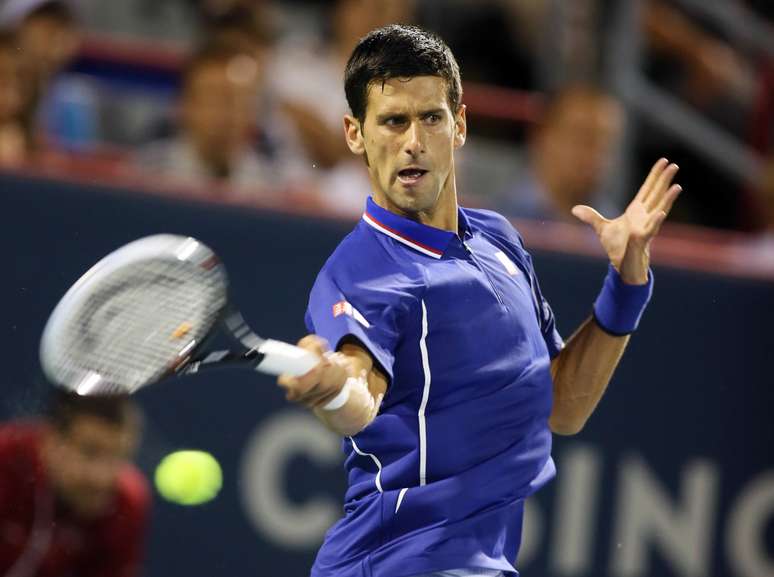 Djokovic precisou de apenas 55min para vencer a primeira no Masters de Montreal