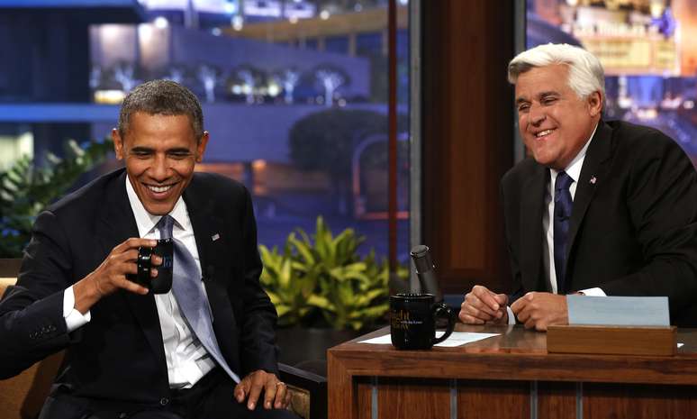 <p>Obama participou pela sexta vez do programa &#39;The Tonight Show&#39; - a quarta como presidente</p>