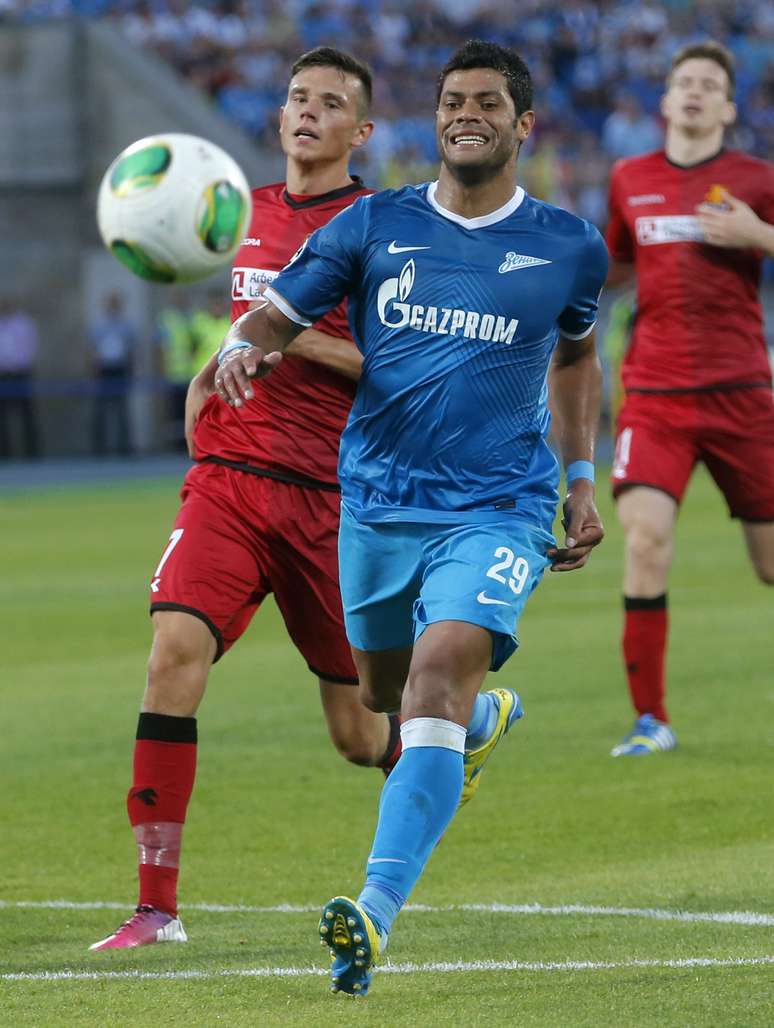 Hulk deixou sua marca na goleada do Zenit