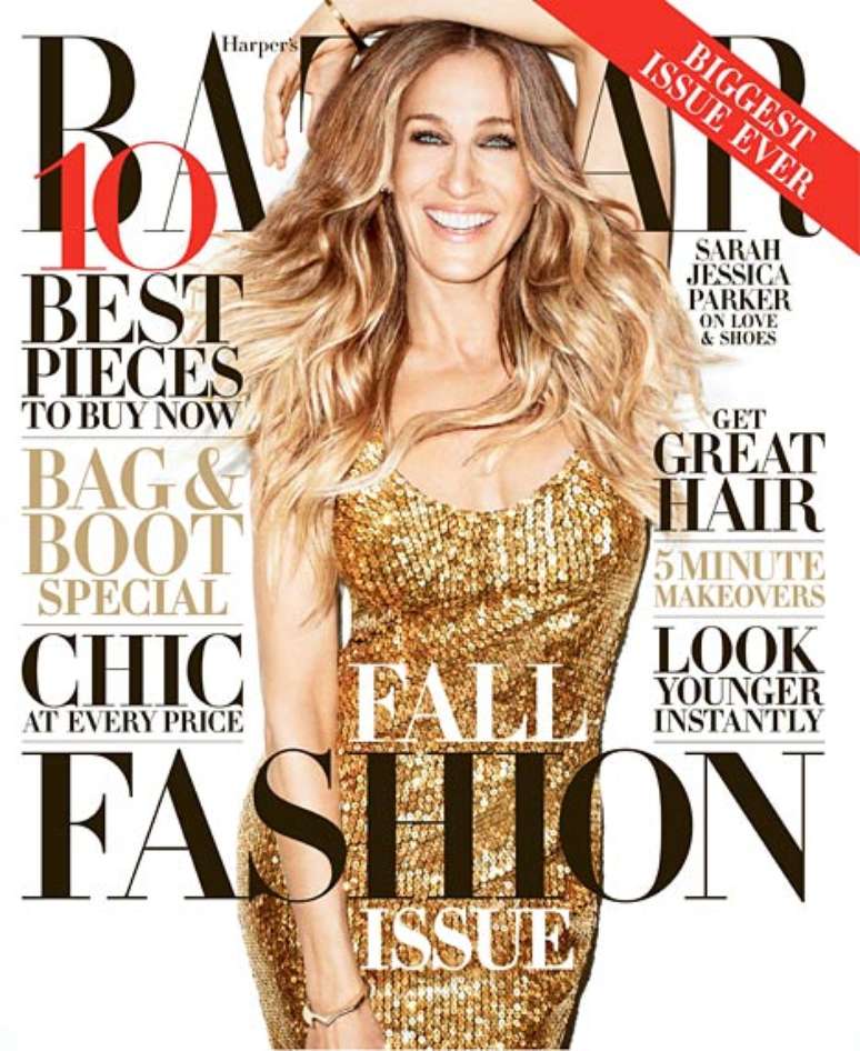 Sarah Jessica Parker é capa da edição de setembro da 'Haper's Bazaar'