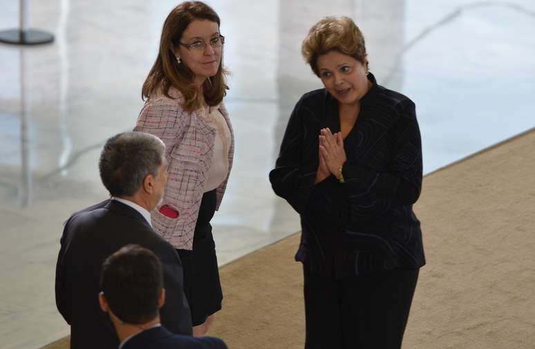 <p>A presidente Dilma Rousseff e o ministro da Defesa, Celso Amorim</p><p> </p>