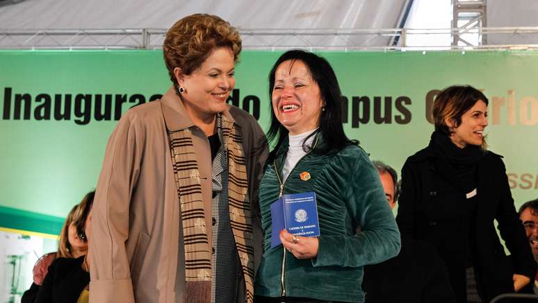 <p>Dilma Rousseff participou da cerimônia de formatura do Pronatec em Osório, no Rio Grande do Sul</p>