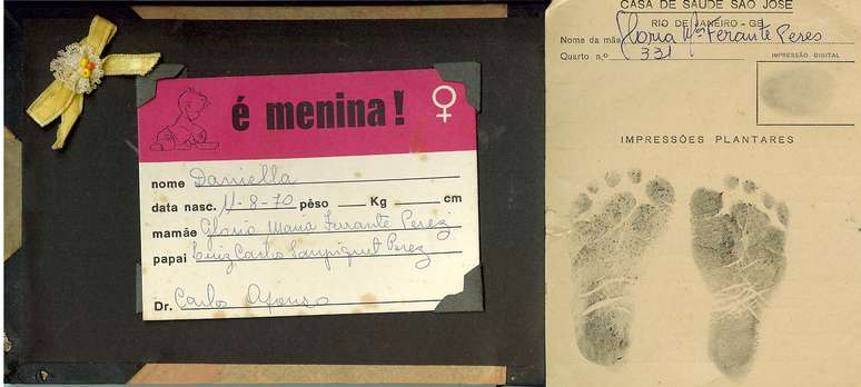 <p>Glória Perez compartilhou imagens de quando a filha nasceu</p>