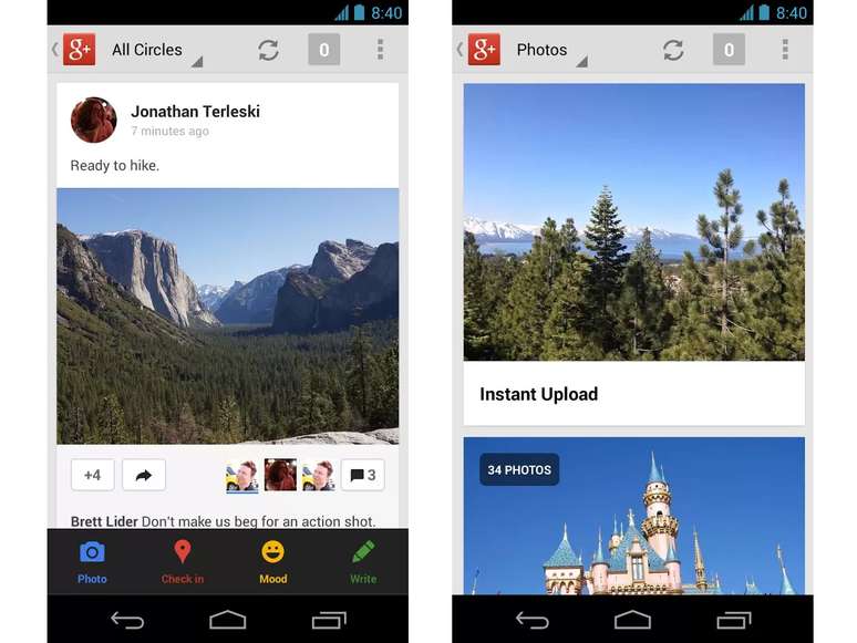 <p>Aplicativo ganhou também imagens melhoradas automaticamente e compartilhamento de local por círculos</p>
