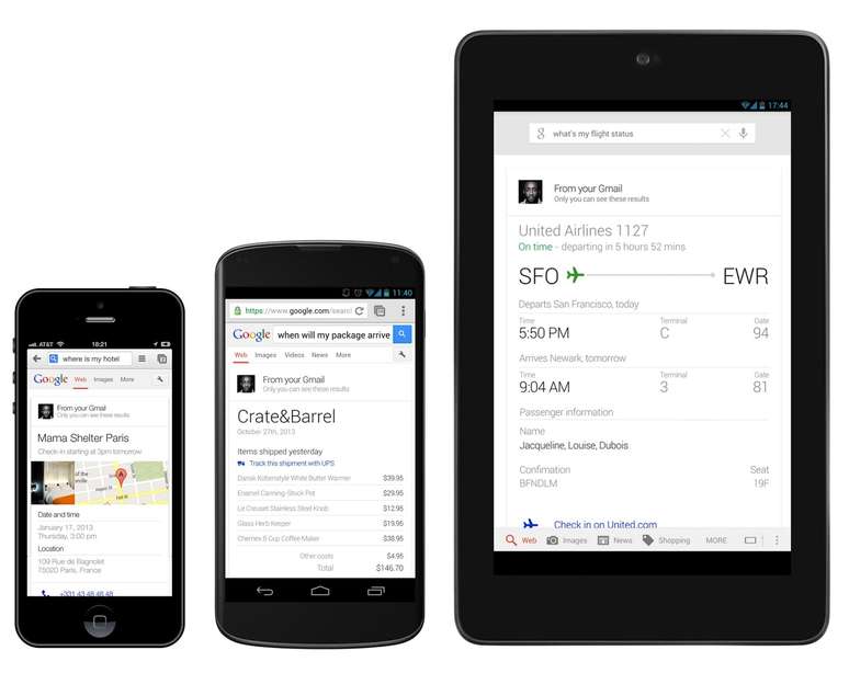 Google mostrará informações como reservas, compromissos e horários de voo nos resultados da busca