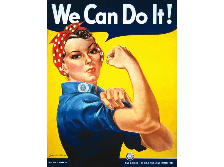 Rosie, The Riveter, símbolo do feminismo e das mulheres operárias, teria versão moderna no mundo da tecnologia, para engenheira do Facebook