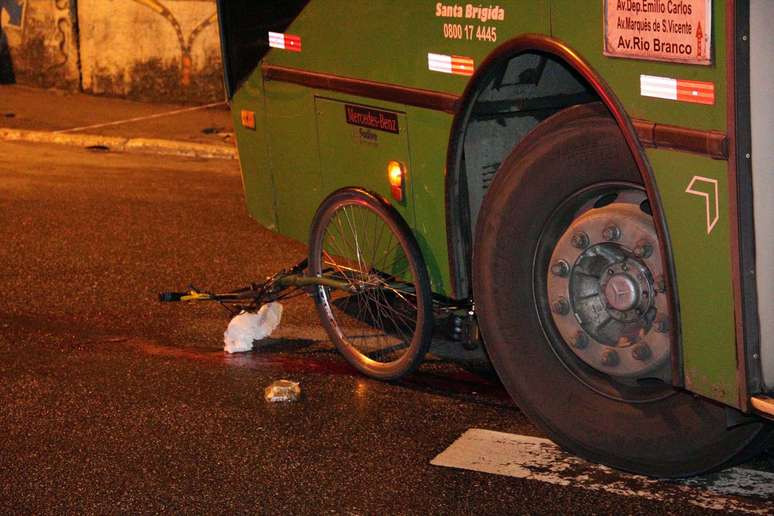 Estado de saúde do ciclista não foi informado