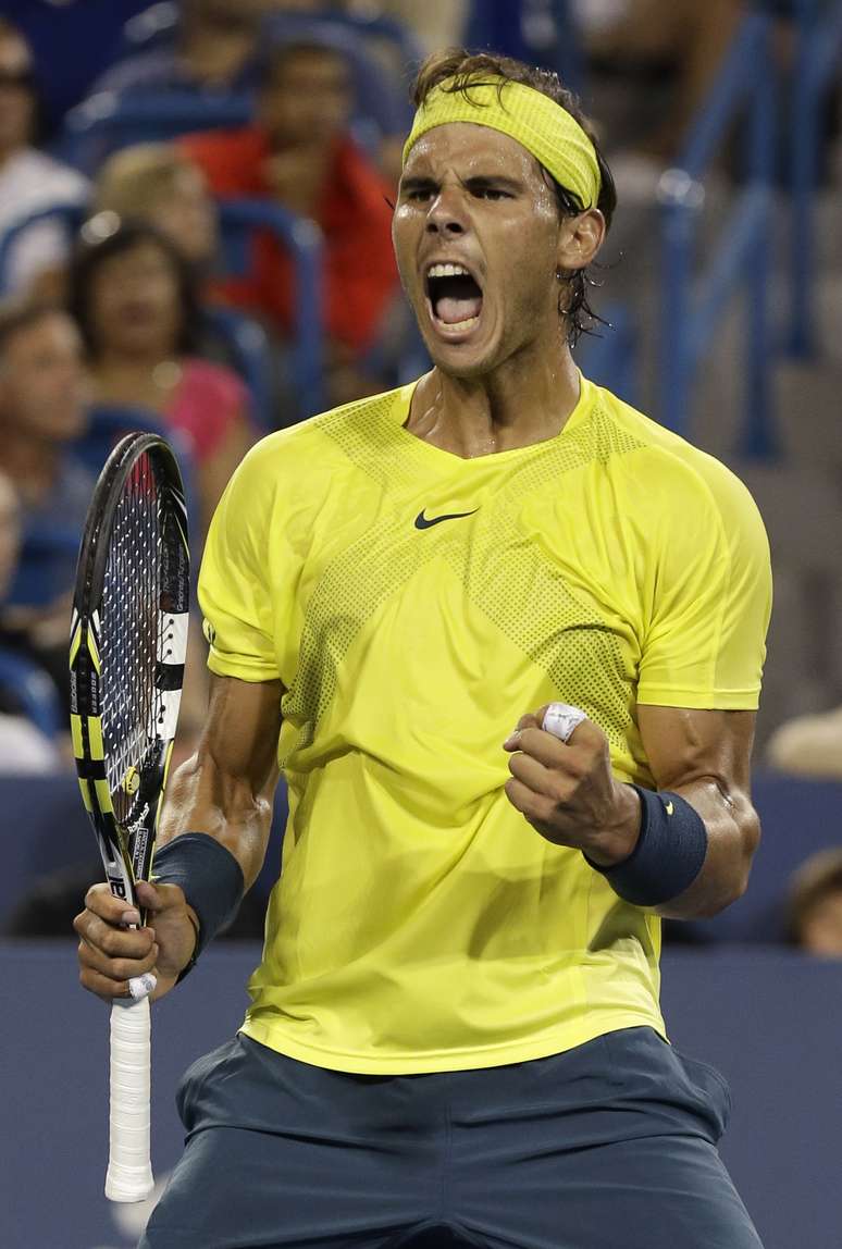 <p>O espanhol Rafael Nadal se classificou nesta sexta-feira para a semifinal do Masters 1000 de Cincinnati</p>