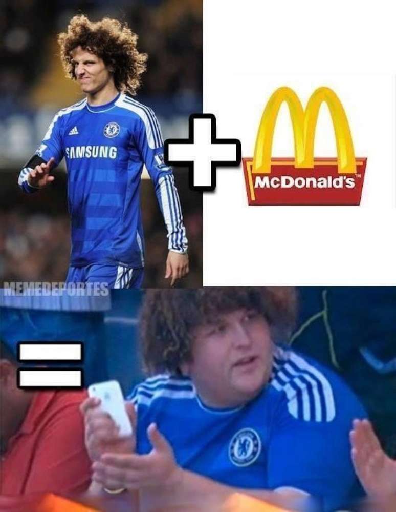 <p>David Luiz gordinho virou at&eacute; meme</p>