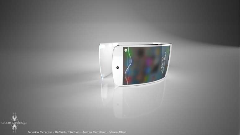 <p>Designers criam prot&oacute;tipo moderno para o iWatch, da Apple</p>