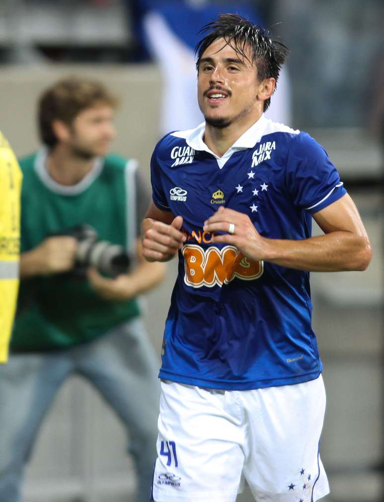 <p>Willian fez seu primeiro gol pelo Cruzeiro</p>
