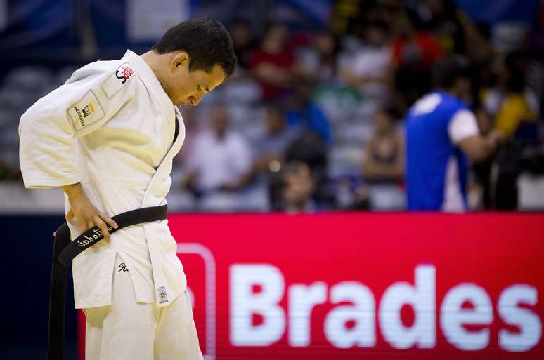 Felipe Kitadai lamenta derrota na estreia do Mundial de Judô do Rio de Janeiro
