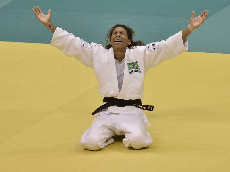 <p>Rafaela Silva conseguiu vingar derrota de Ketleyn Quadros para americana e entrou para a história do judô feminino do Brasil</p>