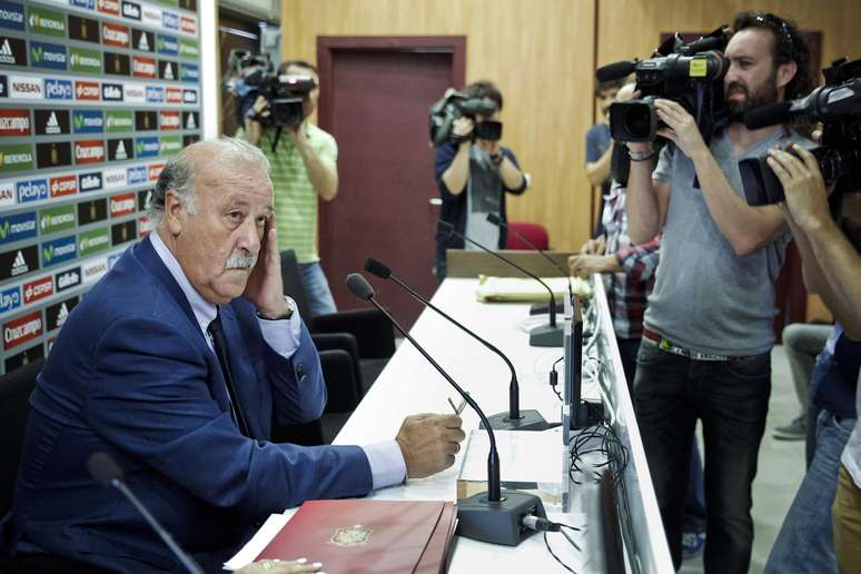 Del Bosque chaou Negredo, Soldado, Villa e Pedro para o ataque