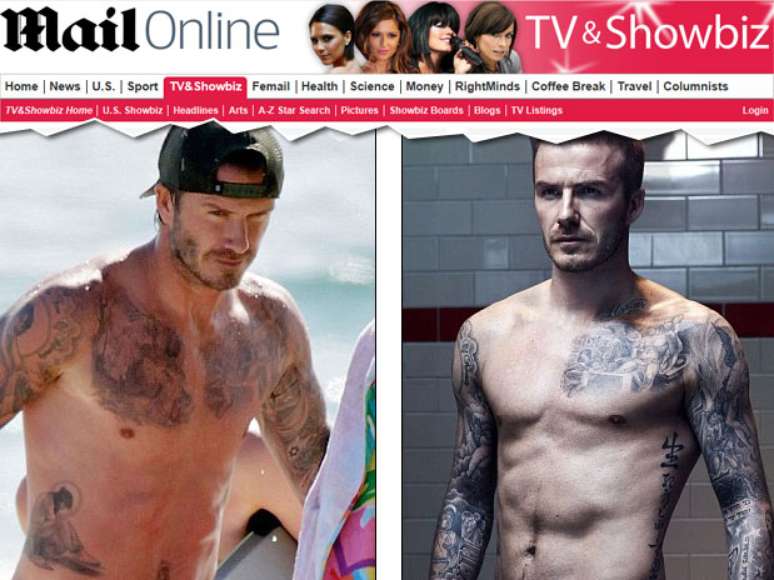 EGO - David Beckham exibe tanquinho em foto com colegas do time - notícias  de Famosos
