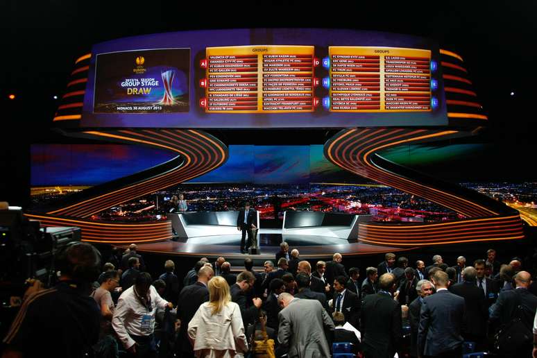 Sorteio para definir os grupos da Liga Europa foi feito nesta sexta-feira, em Monaco