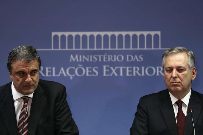 <p>Os ministros da Justiça, José Eduardo Cardozo, e das Relações Exteriores, Luiz Alberto Figueiredo Machado, falam à imprensa sobre a espionagem americana</p>