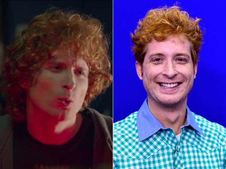 <p>Alessandro Delarissa na propaganda que contracena com Preta Gil e quando n&atilde;o est&aacute; gravando</p>