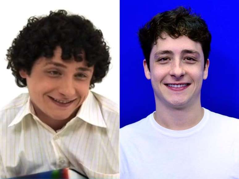 <p>Wellington Rossini em comercial de escola de ingl&ecirc;s e com os cabelos curtos que &eacute; seu look atual</p>