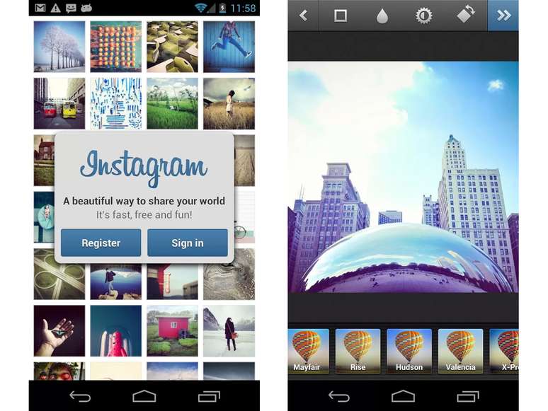 4 - Instagram - desenvolvido por Instagram - <a href="https://play.google.com/store/apps/details?id=com.instagram.android" target="_blank">Baixar</a>