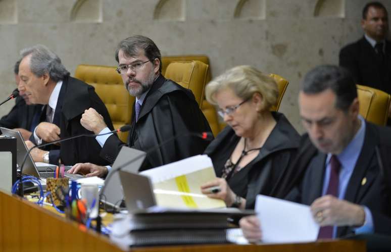 Na foto, os ministros Ricardo Lewandowski, Dias Tofolli, Rosa Weber e Luís Roberto Barroso