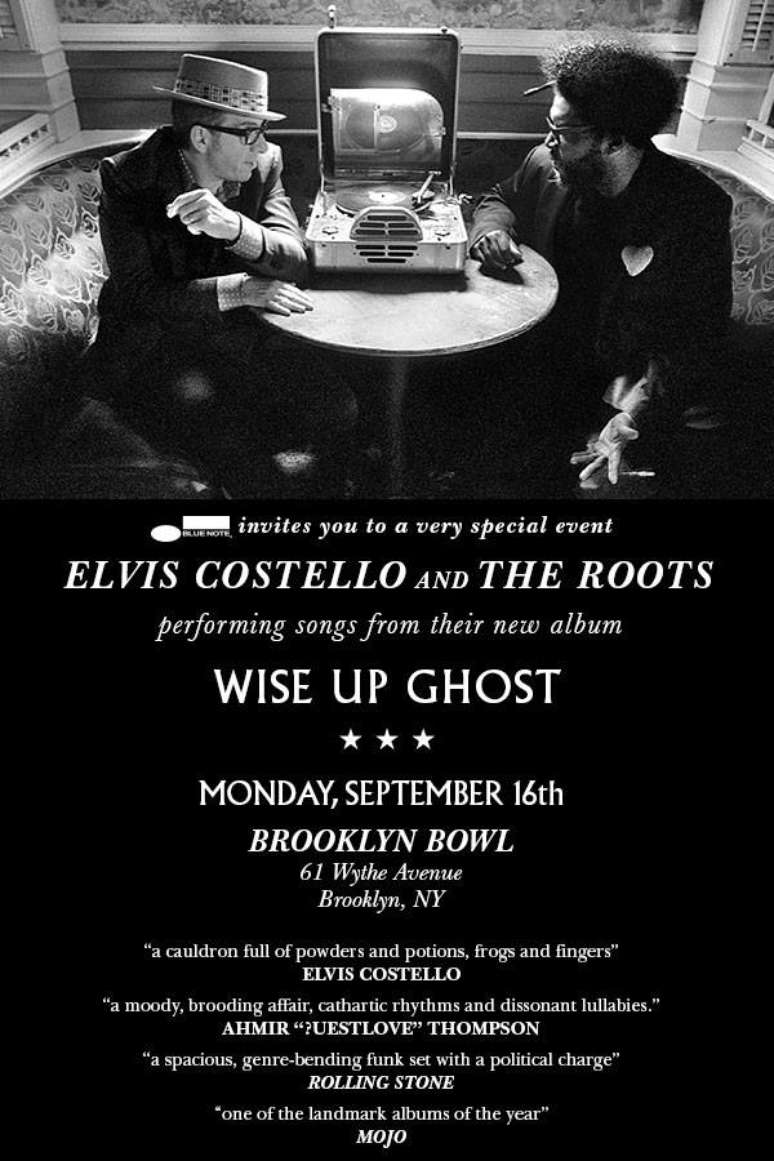 Elvis Costello e The Roots lançaram álbum jutos