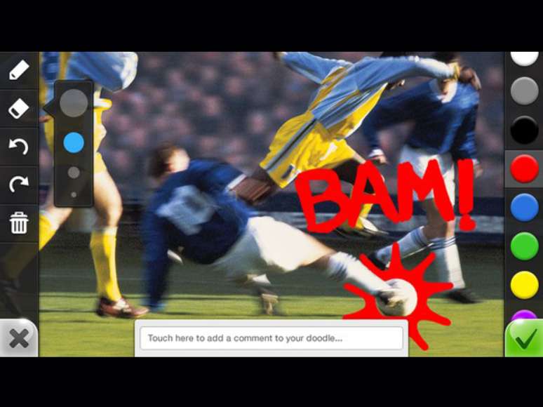 Com Tag Tv, do TVii, &eacute; poss&iacute;vel desenhar em qualquer imagem da tela do Wii U