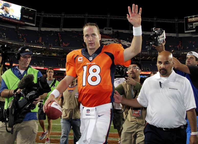 <p>Peyton Manning valorizou seu adversário, após conseguir o recorde</p>