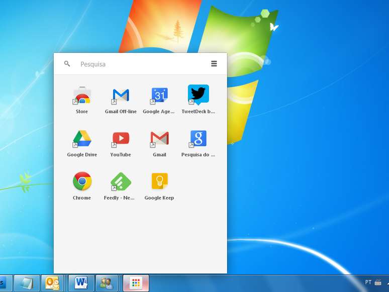 Aplicativos passam a ser acessíveis fora do Chrome em menu dedicado
