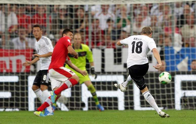 <p>Alemanha fez 3 na &Aacute;ustria em duelo disputado em Munique</p>