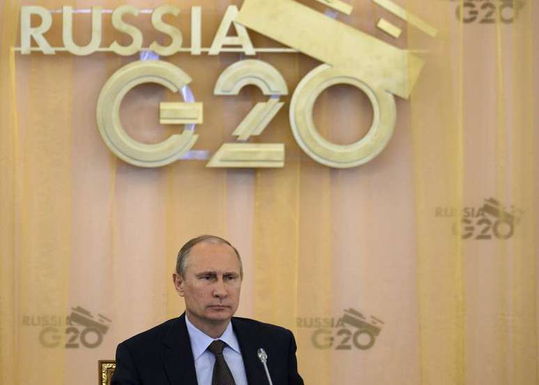 Presidente russo Vladimir Putin é visto durante a cúpula do G20, na Rússia. Putin disse nesta sexta-feira após reunião com Barack Obama que o presidente dos Estados Unidos não pediu a extradição do ex-prestador de serviço de uma agência de espionagem dos EUA Edward Snowden, que está temporariamente asilado na Rússia. 06/09/2013