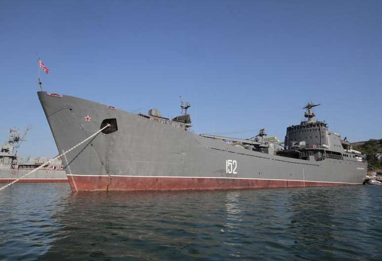 O navio Nikolai Filchenkov em imagem de 19 de junho de 2012