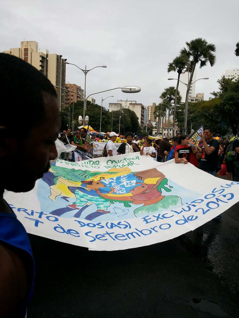 As manifestações em Salvador foram pacíficas na maior parte do dia