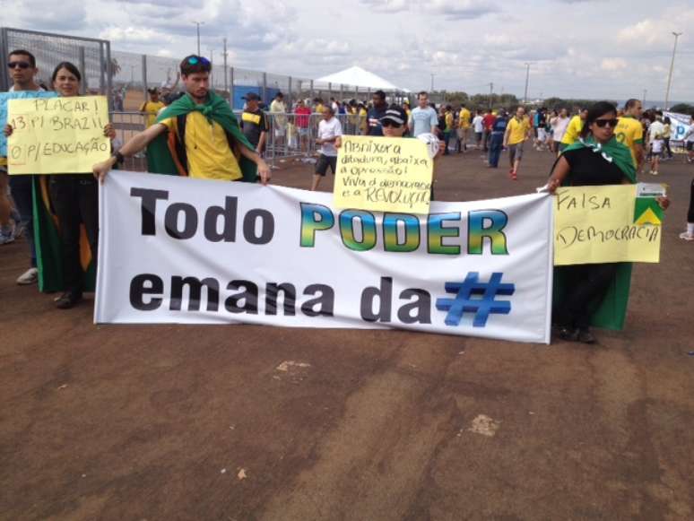 Brasília foi palco de protestos no feriado de 7 de setembro