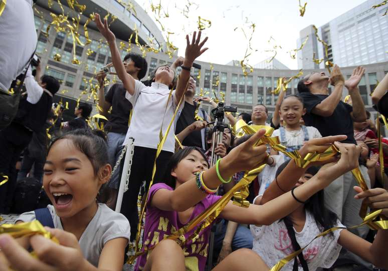 Os moradores de T&oacute;quio despertaram neste domingo com esp&iacute;rito de festa depois que, poucas horas antes, sua cidade foi escolhida para a organiza&ccedil;&atilde;o dos Jogos Ol&iacute;mpicos de 2020, os segundos de sua hist&oacute;ria