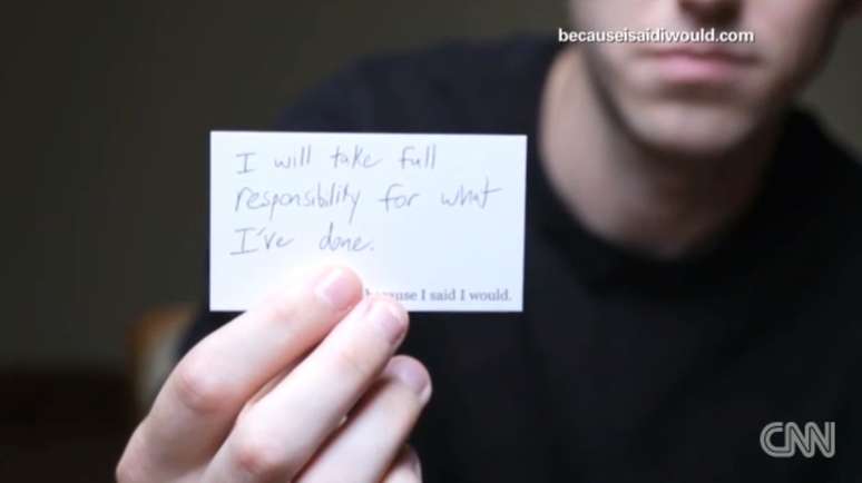 "Quando for acusado irei me declarar culpado e assumirei a responsabilidade por tudo o que causei a Vincent (Canzani) e a sua fam&iacute;lia", declarou Cordle