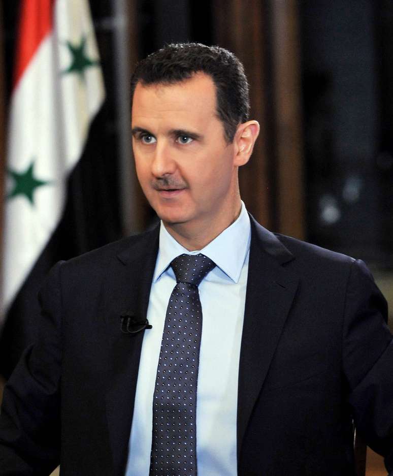 Assad durante recente entrevista a um canal de televisão americano