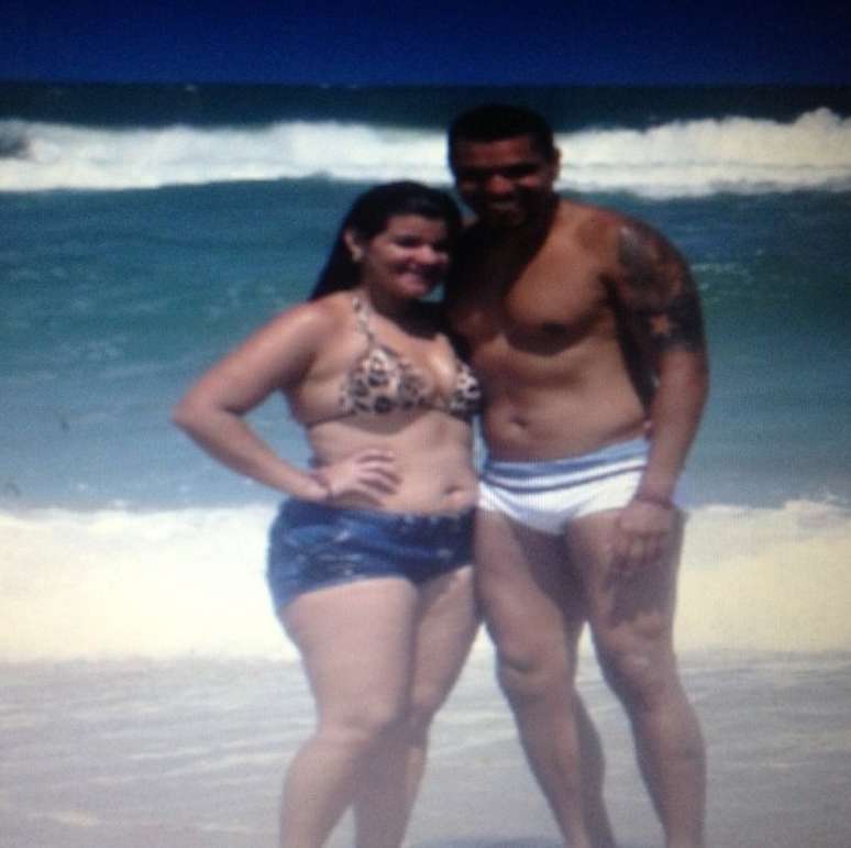 Naldo e Branka Silva aparecem juntos em fotos postadas pela ex-mulher