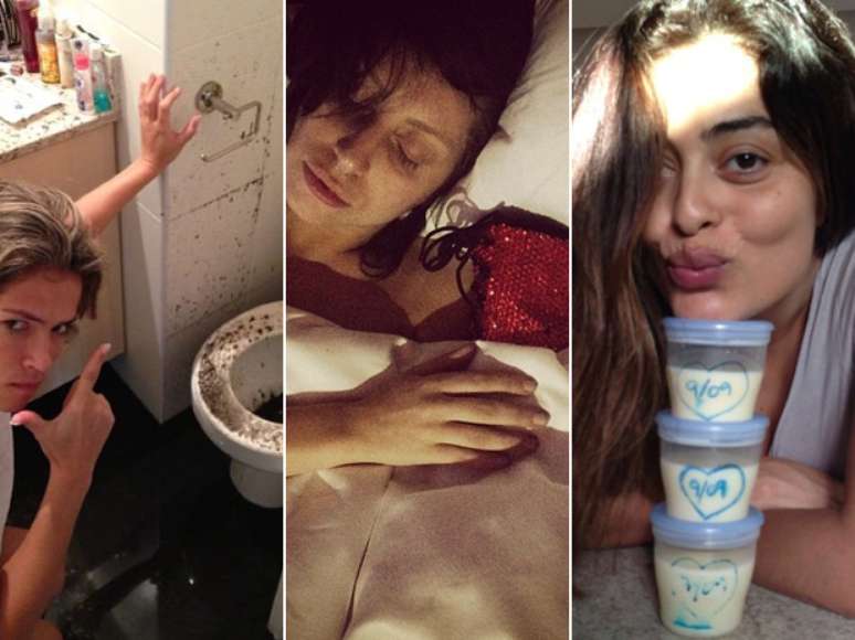 <p>Privada entupida, soneca com um sapato, estoque de leite materno? Pagar mico nas redes sociais n&atilde;o &eacute; uma exclusividade dos an&ocirc;nimos. Empolgados em mostrar suas intimidades, alguns famosos tamb&eacute;m acabam transformando seus perfis na web em um verdadeiro show de bizarrices; confira as melhores postagens das celebridades ao longo desta semana</p>