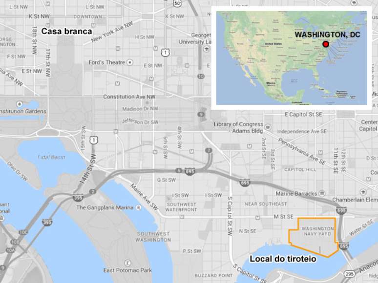 infogr&aacute;fico info tiroteio em washington eua