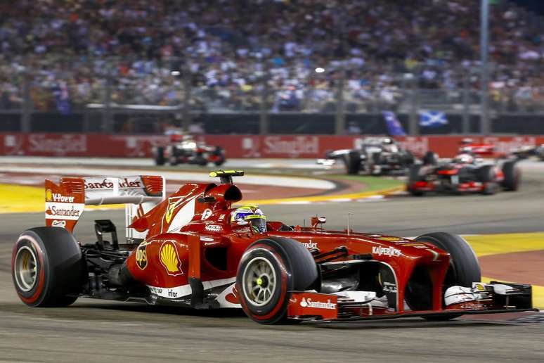 <p>Felipe Massa teve mais uma atuação discreta com o sexto lugar</p>